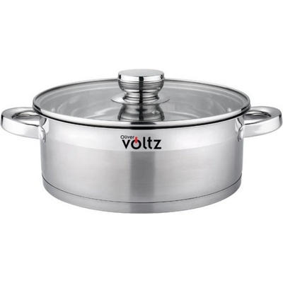 Voltz Тенджера Oliver Voltz OV51210Q28, 6 л, 28 x 10 см, Индукция, Неръждаема стомана, Инокс (5V51210Q28)
