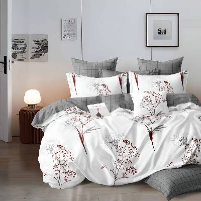 EmonaMall Двулицево спално бельо EmonaMall, 6 части - Модел S18104 (S18104-12000d)