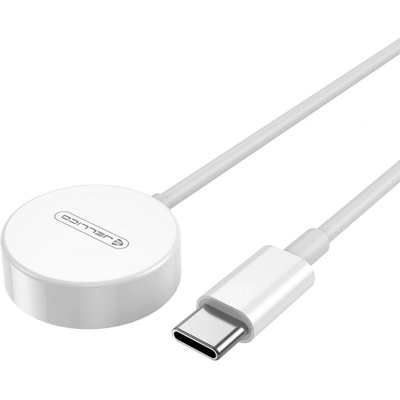 JELLICO Кабел за зареждане Jellico W9, USB-C, съвместим с Apple Watch, 3W, 1 метър, бял (W9)
