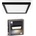 Philips - димируемо таванно осветително тяло Hue AURELLE LED/19W/230V 30x30 cm черно (P6836)