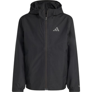 adidas Terrex Детско водоустойчиво яке adidas Terrex Kid's MT 2L Rain Jacket Waterproof jacket - Black / Black - размер 128 (EU) (703-6886-0112)