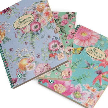 Тетрадка Pigna Nature А4 135 л. СП. каре (1120237-0215124)