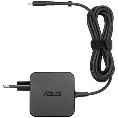 ASUS Зарядно за лаптоп Asus 65W, TYPE C, Black (90XB04EN-MPW0M0)