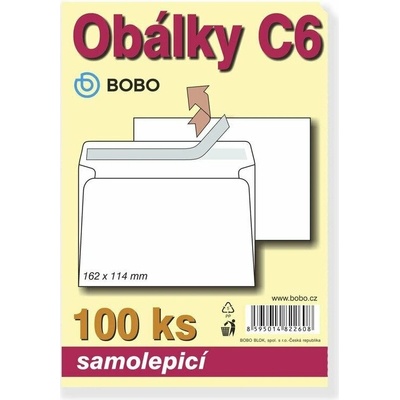 Obálky C6 samolepicí (bal. 100ks)