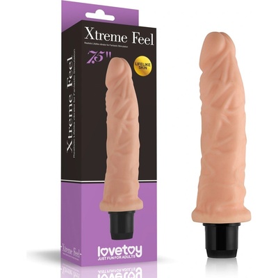 Lovetoy 7, 5'' Vibrator Real Feel от кибер кожа