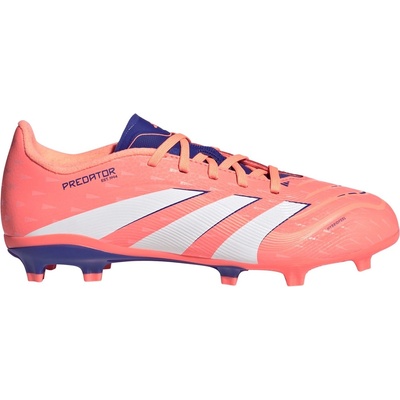 Adidas Детски футболни бутонки Adidas Predator League Childrens Firm Ground Football Boots - Orange/White