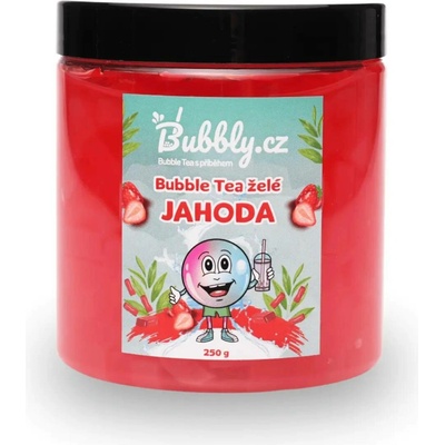 Domácí Bubble Tea Želé jahoda 250 g