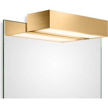 DECOR WALTHER Лампа над огледалото Box Clip On LED 2700K 25 см златна мат (0420282)