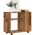 vidaXL Странична маса Старо дърво 70x35x60, 5 cm Инженерна дървесина (856026)