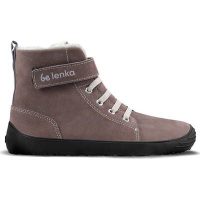 Be Lenka dětské zimní barefoot boty Winter Kids All black