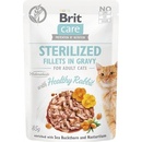 Brit Care Cat Sterilized Fillets in Gravy Healthy Rabbit 85 g
