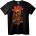 NOONEBRAND Тениска Black Sabbath с череп и рози - M, Black