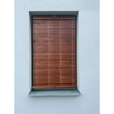 Vingo Drevená okenná roleta čerešňa 100 x 100 cm
