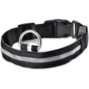 HARAHU Светещ нашийник за куче с usb зареждане - черен / xs kp30724 (30724)