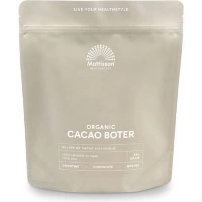 Mattisson Healthstyle Какаово масло БИО, 300 g (MT2188)