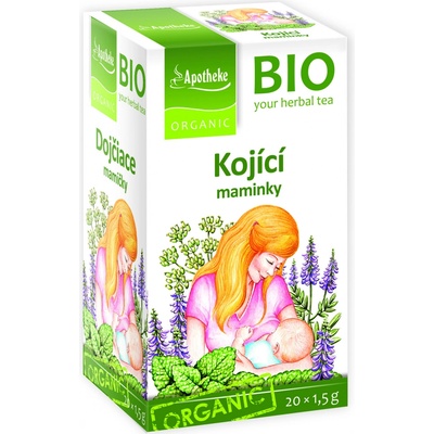 Apotheke Bio Dojčiace mamičky čaj 20 x 1,5 g