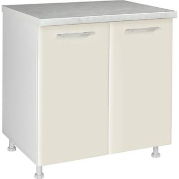 Matis Кухненски шкаф долен с две врати in mdf d80 бежов гланц