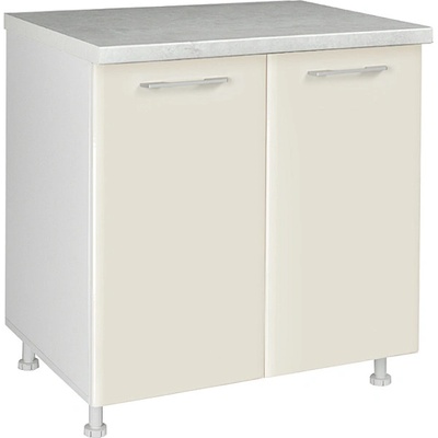 Matis Кухненски шкаф долен с две врати in mdf d80 бежов гланц