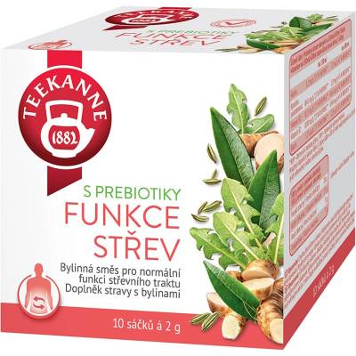 TEEKANNE Funkcia čriev s prebiotikami bylinný čaj 10 vrecúšok