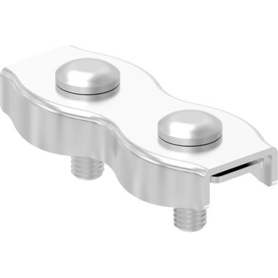 Feldmann Lanová svorka duplex 63005 brus - nerezový držiak lanka pr.5 mm