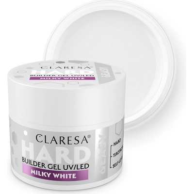 Eranti Claresa Hard Easy stavebný gél milky white 12g