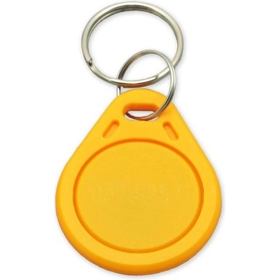 Přívěsek na klíče MK3 Přístupový čip RFID T5577 125KHz žlutý