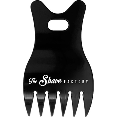 Shave Factory ergonomicky hrebeň na použitie s matnými práškami 042