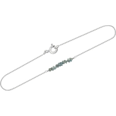 Eppi zlatý s modrými surovými diamanty Wiul BR36896