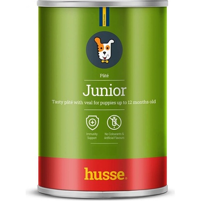 Husse Junior pâté s telecím masem a ženšenem 12 x 400 g