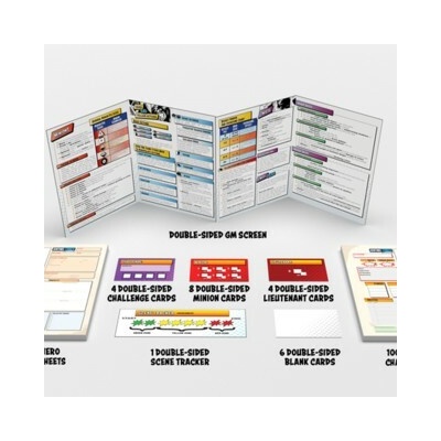 Greater Than Games Sentinel Comics: The Roleplaying Game GM Kit