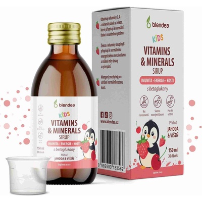 Blendea KIDS Sirup s vitamínmi, minerálmi a beta-glukánmi 150 ml