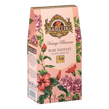 BASILUR Vintage Blossoms Rose Fantasy papier 75 g