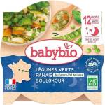 Babybio Био меню Babybio - Зеленчуци, пащърнак и булгур, 12 м+, 230 g (3288131501666) - baby