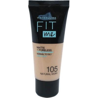 Maybelline MBL FIT ME MAKE-UP MATTE+PORELESS 30 ML / 105 NATURAL IVORY make-up 105 natural ivory