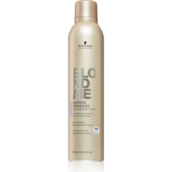 Schwarzkopf Blondme Blonde Wonders сух шампоан пяна за блонд коса и коса с кичури 300ml