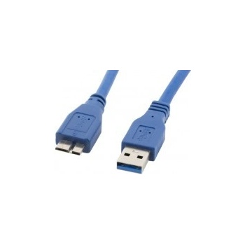 Lanberg CA-US3M-10CC-0030-B micro USB, 3m, modrý