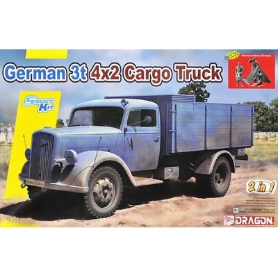 DRAGON Model Kit military 6974GERMAN 3t 4X2 CARGO TRUCK 2 IN 1 1:35