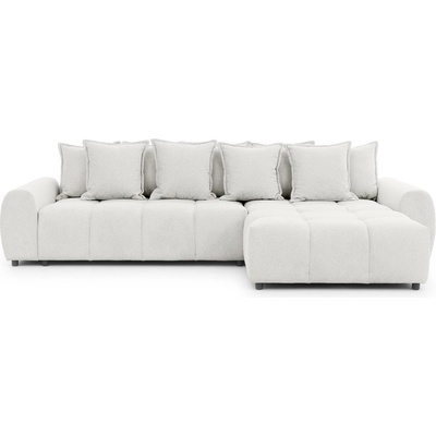 ROPEZ Бял ъглов диван (десен ъгъл) Albane - Ropez (Albane Narożnik L - Prawa OT Aragon 01 ( Davis ) Standard)