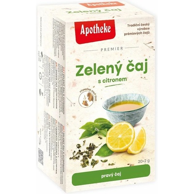 Apotheke Green Zelený čaj s citronem 20 x 2 g