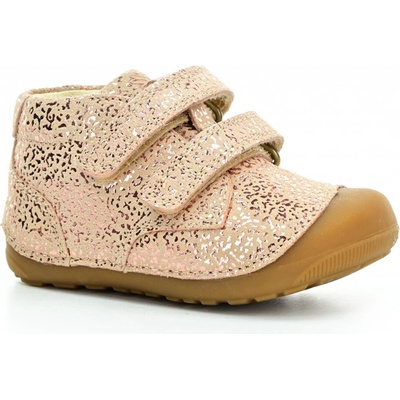 BUNDGAARD Detské celoročné topánočky ​​Petit Strap BG101068 788 Rose Gold Stream Ružová