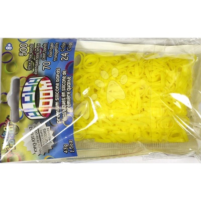 Alpha Bands Rainbow Loom 500 ks žlté RL7974