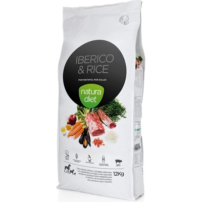 Natura Diet Dog Adult Iberico and Rice 12 kg