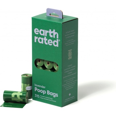 Earth Rated Sáčky na psí exkrementy s vůní levandule 21 rolí 315 ks