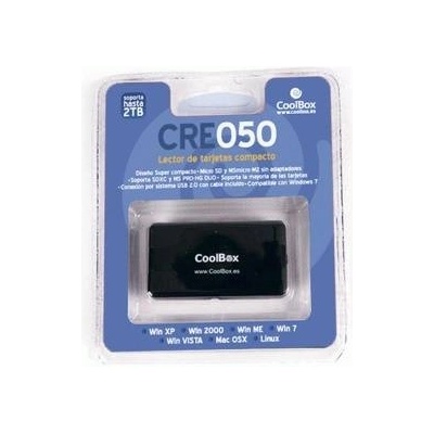 CoolBox Четец за карти CoolBox CRCOOCRE050 Черен