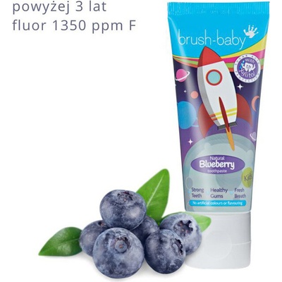 Brush Baby Rocket detská čučoriedka 50 ml