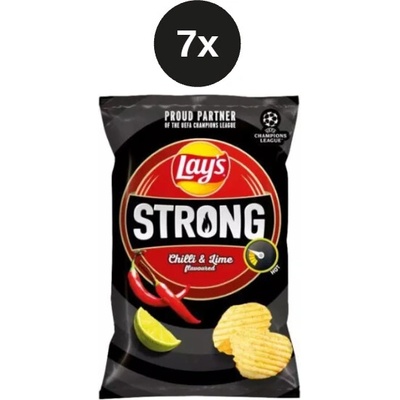 Lays strong chilli lime 7x 55 g