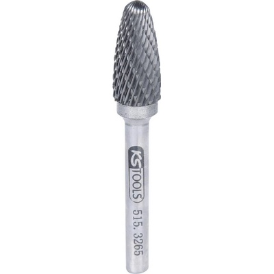 KS Tools 515.3265 frézovacie kolík tvrdokov Dĺžka 70 mm Vonkajší Ø 6 mm Pracovná dĺžka 40 mm Ø hriadeľa 6.0 mm