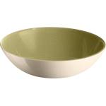 Emile henry (Франция) Керамична купа за салата emile henry salad bowl - Ø22.5 см - цвят зелен и екрю (eh 3322-v0)