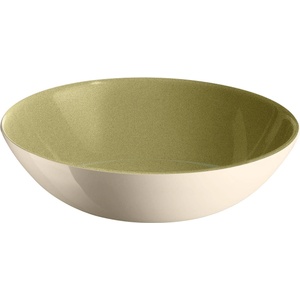 Emile henry (Франция) Керамична купа за салата emile henry salad bowl - Ø22.5 см - цвят зелен и екрю (eh 3322-v0)