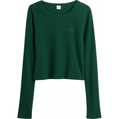GAP V-JPN LS RIB TEE zelená